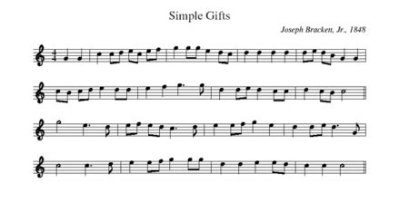 simple gifts song band